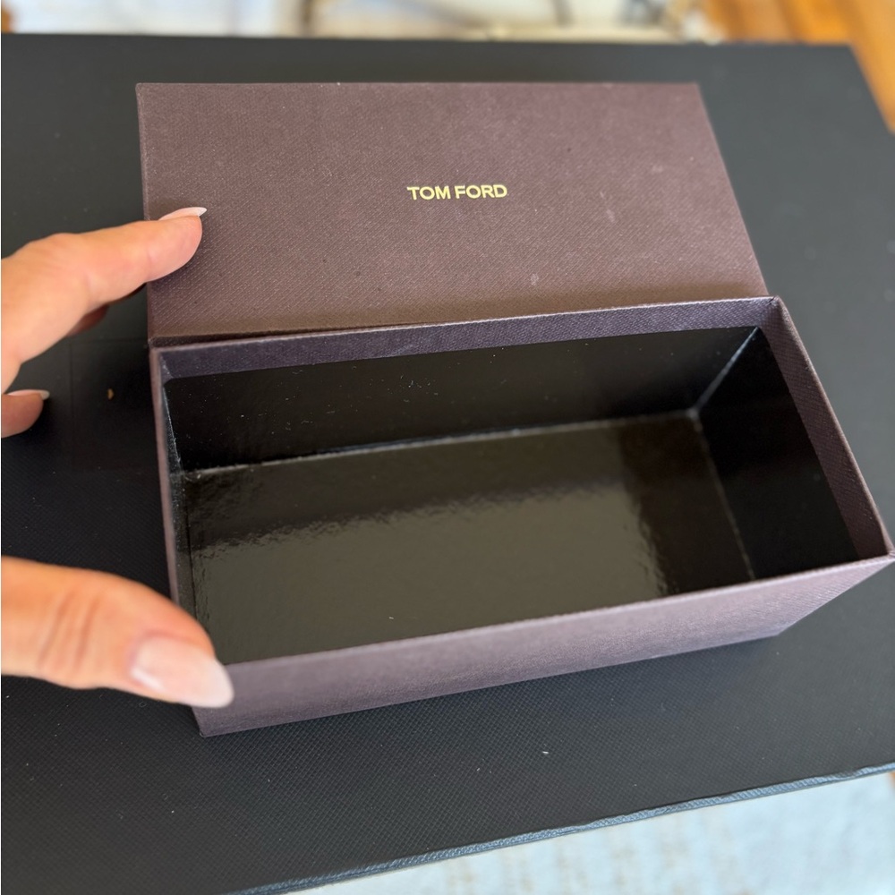 Tom Ford Black and Brown Sunglasses Box
